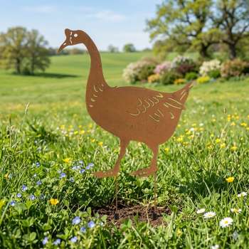 Hübscher Beetstecker Gans ca. 50 cm - Gartendekoration